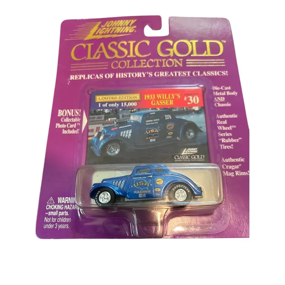 Johnny Lightning Classic Gold Collection 1933 Willy's Gasser Limited Ed 1/15000